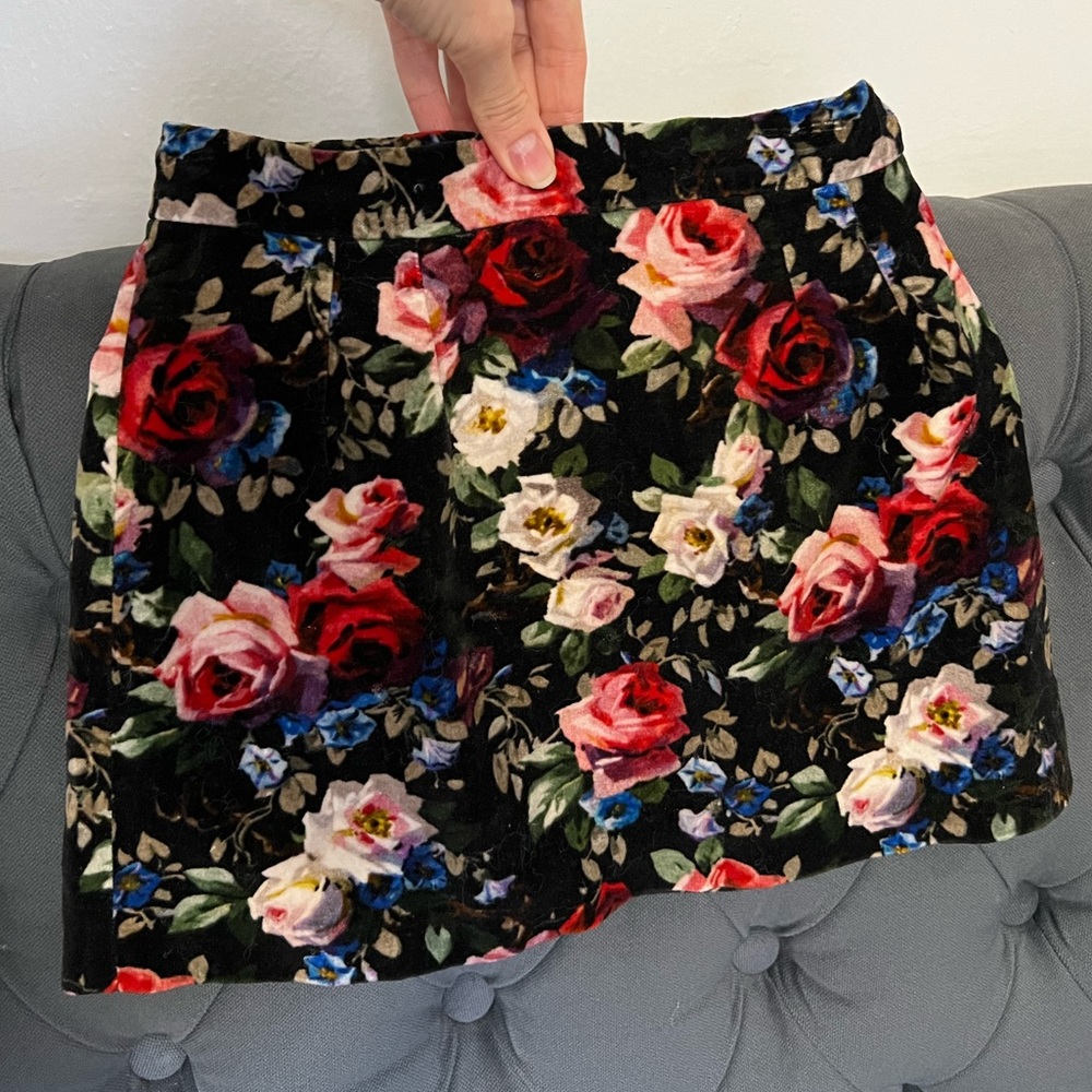 Dolce & Gabbana Velvet Skirt